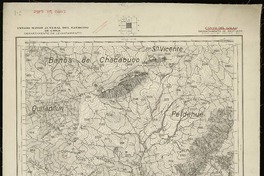 Canto del Gallo Departamento de Santiago [material cartográfico] : Estado Mayor Jeneral del Ejército de Chile. Departamento de Levantamiento.