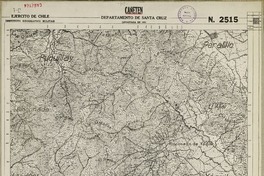 Cañetén Departamento de Santa Cruz [material cartográfico] : Ejército de Chile. Instituto Geográfico Militar.
