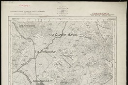 Casablanca Departamento de Casablanca [material cartográfico] : Estado Mayor Jeneral del Ejército de Chile. Departamento de Levantamiento.