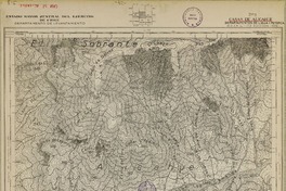 Casas de Alicahue Departamentos de Ligua y Petorca [material cartográfico] : Estado Mayor Jeneral del Ejército de Chile. Departamento de Levantamiento.
