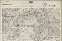 Comalle Departamentos de Santa Cruz y Curicó [material cartográfico] : Ejército de Chile. Instituto Geográfico Militar.