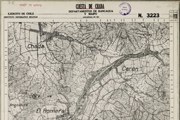 Cuesta de Chada Departamentos de Rancagua y Maipo [material cartográfico] : Ejército de Chile. Instituto Geográfico Militar.