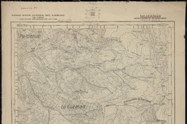 Lo Guzmán Departamento de Santiago [material cartográfico] : Estado Mayor General del Ejército de Chile. Instituto Geográfico Militar.