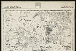 Melipilla Departamento de Melipilla [material cartográfico] : República de Chile. Instituto Geográfico Militar.