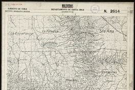 Molineros Departamento de Santa Cruz [material cartográfico] : Ejército de Chile. Instituto Geográfico Militar.