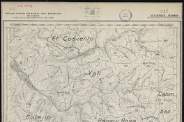Pangui Rosa Departamento de San Antonio [material cartográfico] : Estado Mayor General del Ejército de Chile. Instituto Geográfico Militar.