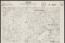 Paredones Departamento de Santa Cruz [material cartográfico] : Ejército de Chile. Instituto Geográfico Militar.