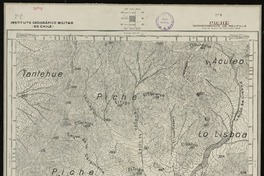 Piche Departamento de Melipilla [material cartográfico] : Instituto Geográfico Militar de Chile.