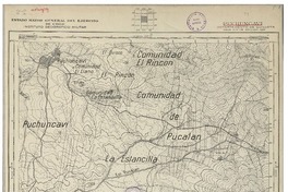 Puchuncaví Departamento de Quillota [material cartográfico] : Estado Mayor General del Ejército de Chile. Instituto Geográfico Militar.
