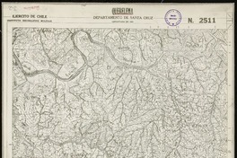 Querelema Departamento de Santa Cruz [material cartográfico] : Ejército de Chile. Instituto Geográfico Militar.
