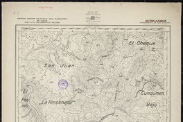 Quincanque Departamento de San Antonio [material cartográfico] : Estado Mayor General del Ejército de Chile. Instituto Geográfico Militar.