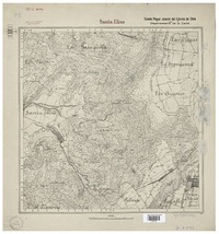 Santa Elisa  [material cartográfico] Estado Mayor Jeneral del Ejército de Chile. Departamento de la Carta ; levantada por el Teniente Monardez.