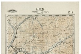 Cabildo Petorca - San Felipe [material cartográfico] : Instituto Geográfico Militar de Chile.