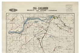 Llallauquén Melipilla - San Antonio - Cachapoal [material cartográfico] : Instituto Geográfico Militar de Chile.