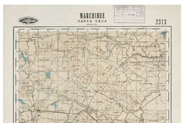 Marchihue Santa Cruz [material cartográfico] : Instituto Geográfico Militar de Chile.