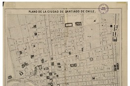 Plano de la ciudad de Santiago de Chile