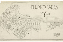 Puerto Varas 1934  [material cartográfico] Asociación de Aseguradores de Chile.