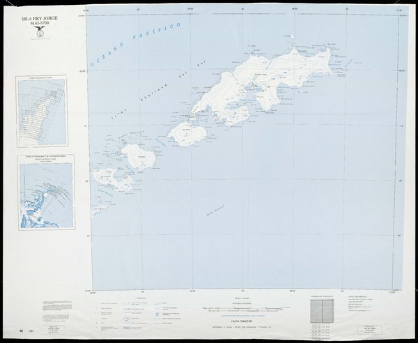 Isla Rey Jorge 6145 - 5700 : carta terrestre [material cartográfico] : Instituto Geográfico Militar de Chile.