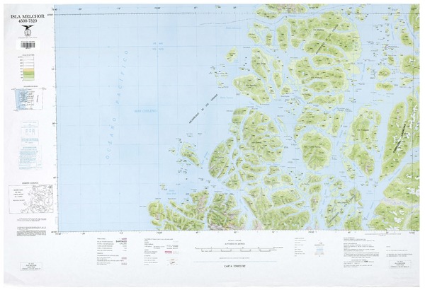 Isla Melchor 4500-7320: carta terrestre