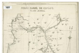 Ferro carril de Copiapó, plano jeneral