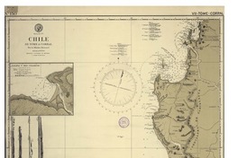 Chile de Tomé a Corral [material cartográfico] : Por la Marina Nacional ; Grabado por B. Benítez C. y H. Sullivan.