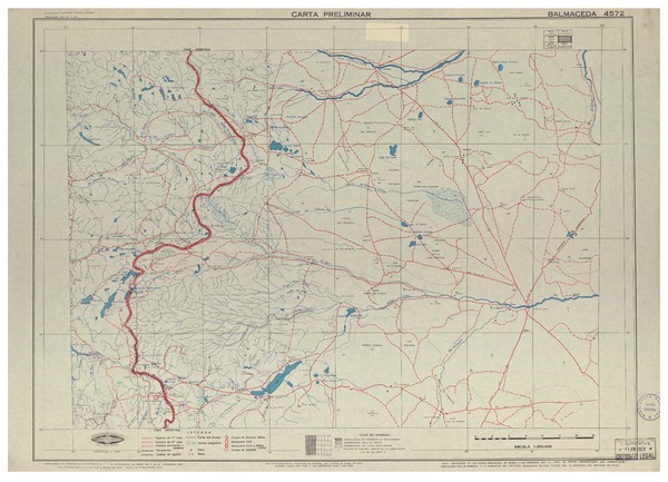 Balmaceda 4572 : carta preliminar [material cartográfico] : Instituto Geográfico Militar de Chile.