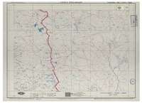Caquena - Río Lauca 1869 : carta preliminar [material cartográfico] : Instituto Geográfico Militar de Chile.