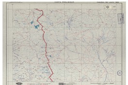 Caquena - Río Lauca 1869 : carta preliminar [material cartográfico] : Instituto Geográfico Militar de Chile.