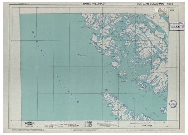 Isla Juan Guillermos 5275 : carta preliminar [material cartográfico] : Instituto Geográfico Militar de Chile.