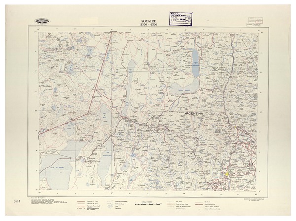Socaire 2300 - 6500 [material cartográfico] : Instituto Geográfico Militar de Chile.