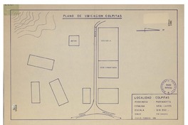 Plano de ubicación Colpitas dibujo Fernando Canario.