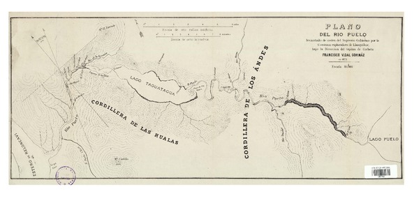 Plano del río Puelo