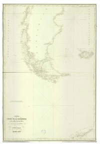 Carte des Côtes de la Patagonia et des mars du Cap Horn