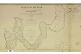 Plano del Río Lebu