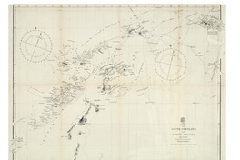 The South Shetland and South Orkney Islands with the tracks of the several discoverers