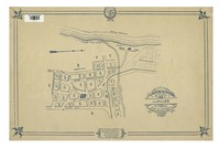 Plano de la ciudad de Llo-Lleo con la numeración oficial de las manzanas