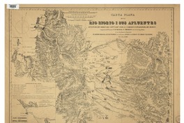 Carta plana del Río Bío-Bío i sus afluentes