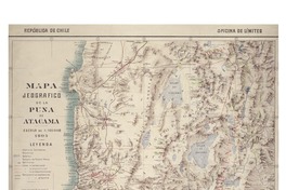 Mapa jeográfico de la Puna de Atacama
