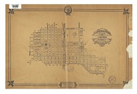 Plano de la ciudad de Linares con la numeración oficial de las manazanas [material cartográfico] : de la Asociación Chilena de Aseguradores Contra Incendio.