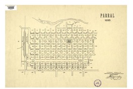 Parral 1935  [material cartográfico] Asociación de Aseguradores de Chile. Comité Incendio.