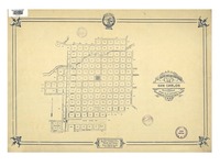 Plano de la ciudad de San Carlos con la numeración oficial de las manazanas [material cartográfico] : de la Asociación Chilena de Aseguradores Contra Incendio.