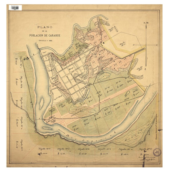 Plano de la población de Carahue  [material cartográfico]