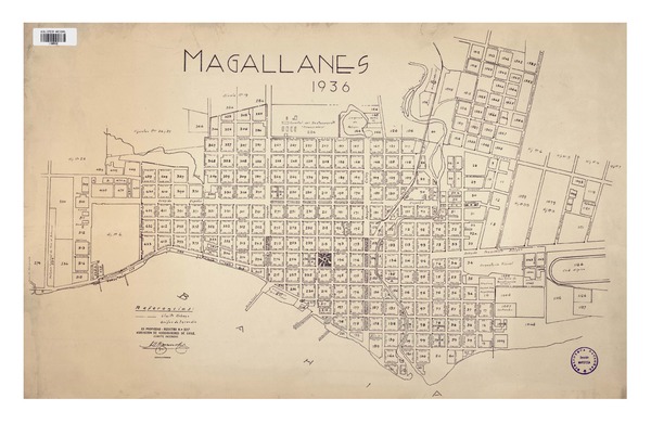 Magallanes 1936  [material cartográfico] Asociación de Aseguradores de Chile Comité Incendio.