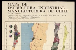 Mapa de estructura industrial manufacturera de Chile