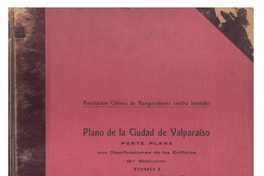 Plano de la ciudad de Valparaíso parte plana con clasificación de los edificios