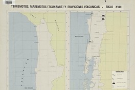 Terremotos, maremotos (tsunamis) y erupciones volcánicas siglo XVIII.
