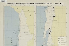 Terremotos, maremotos (tsunamis) y erupciones volcánicas siglo XIX.