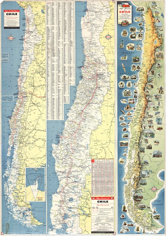 Mapa de la República de Chile