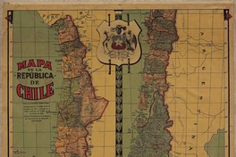 Mapa de la República de Chile nueva división territorial.