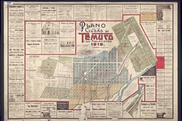 Plano de la ciudad de Temuco y sus poblaciones
